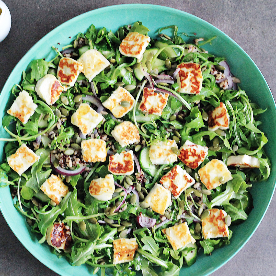 Haloumi salad
