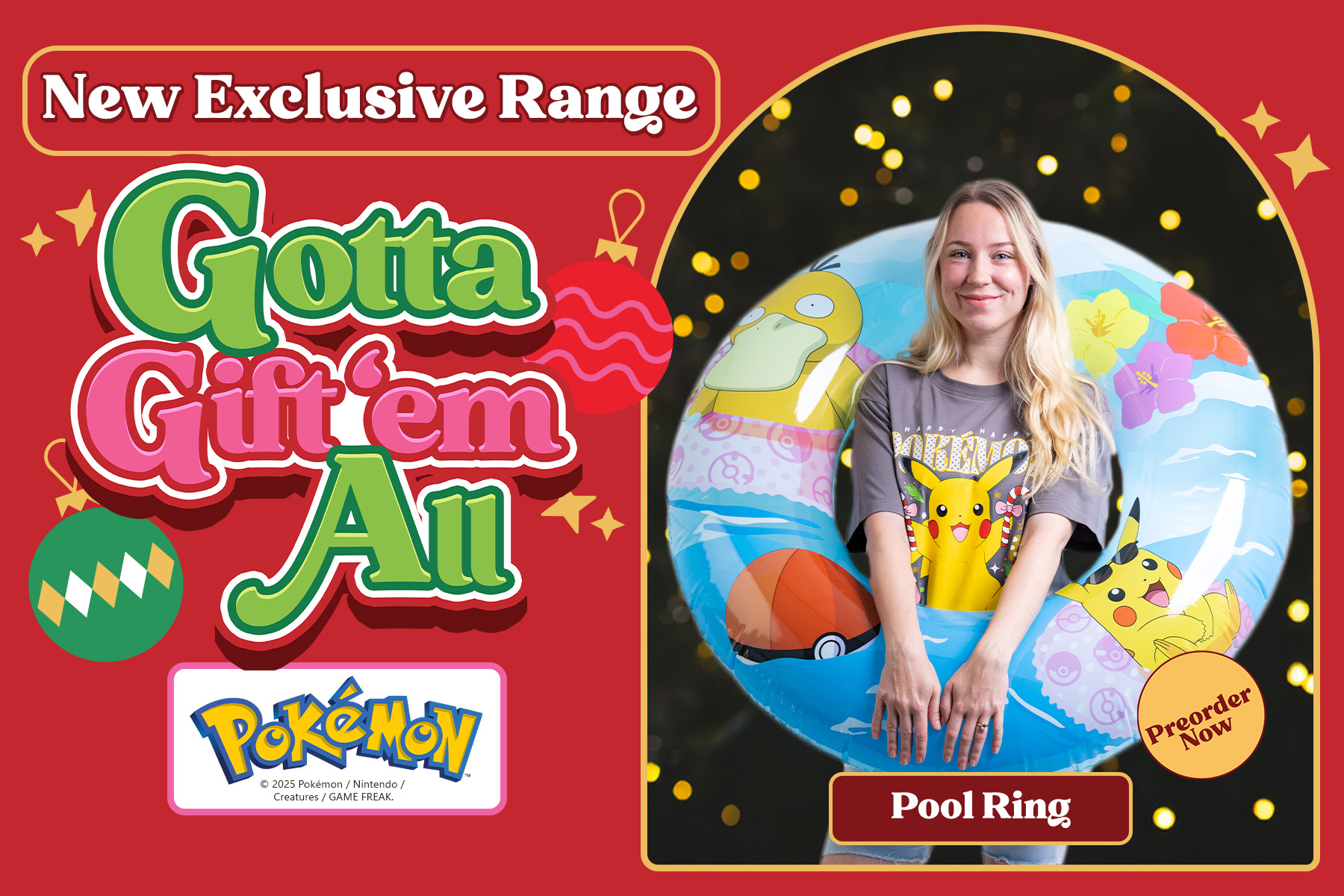 New Exclusive Range Gotta Gift 'em All Pokemon