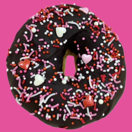Valentine's Day Walker's Doughnuts Tile