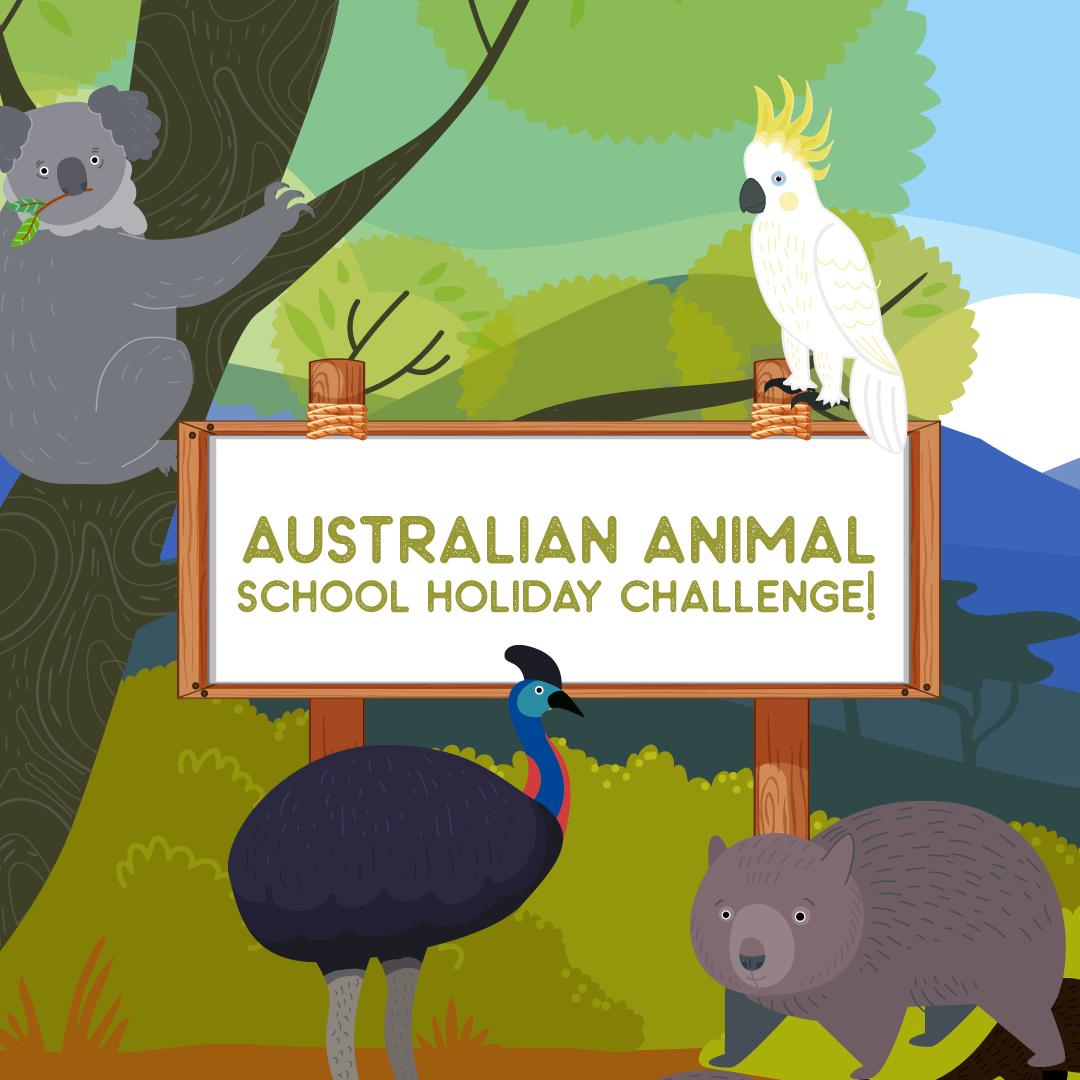 Australian Animal School Holiday Challenge