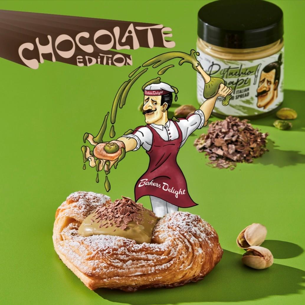 Pistachio Papi Chocolate Edition Danish