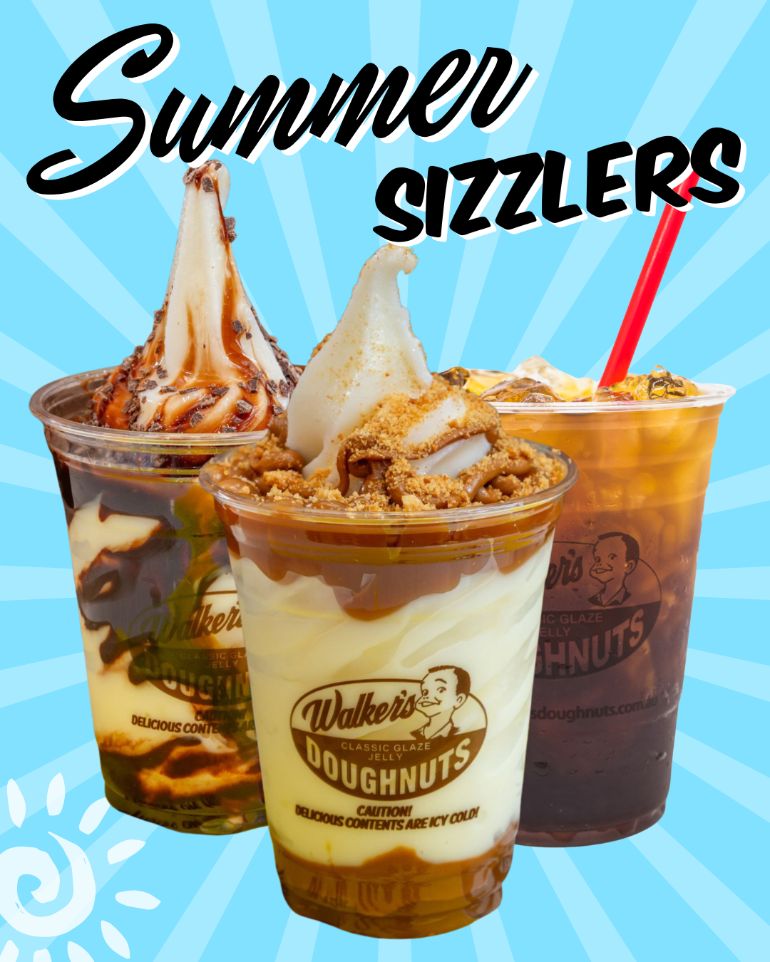 Walker's Doughnuts Summer Sizzlers Range